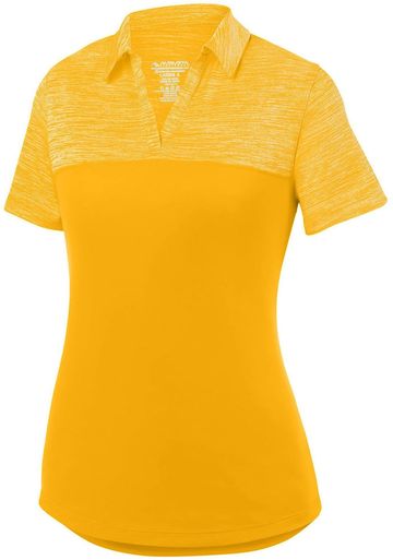 Augusta Ladies 4.25 oz 100% Polyester Shadow Tonal Heather Polo Shirt